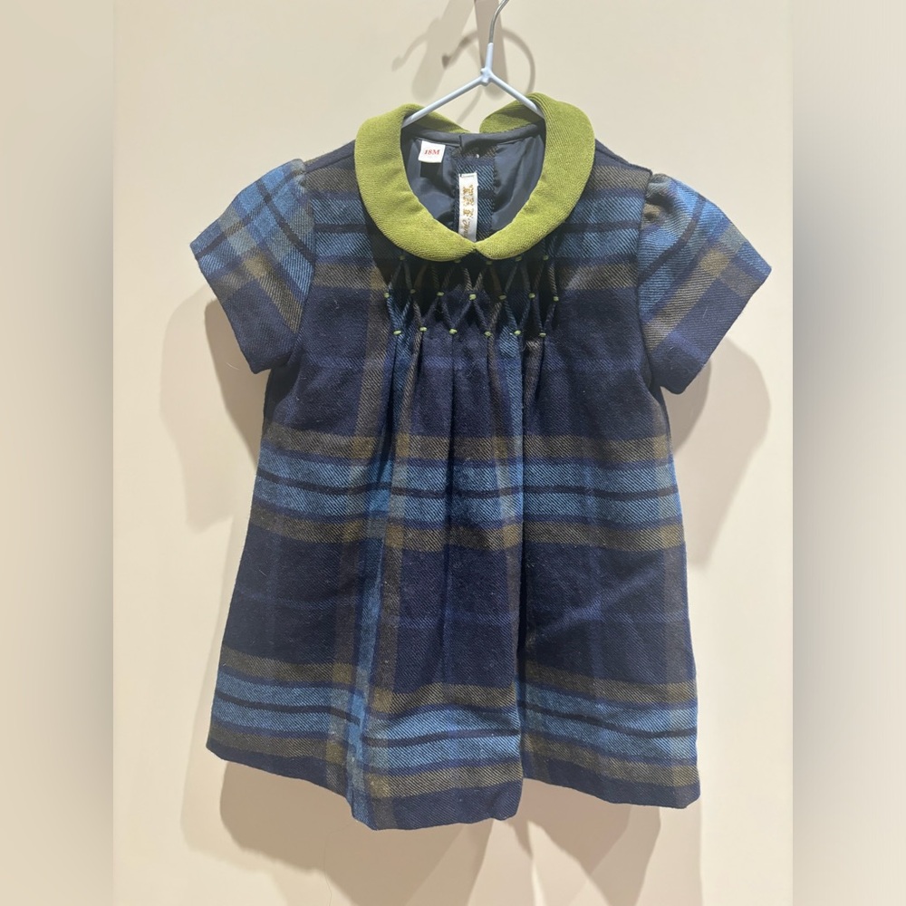Italian wool toddler dress taf